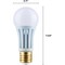 Satco 10/22/34w PS25 LED 3 Way Lamp E39d Mogul Base 5000K White Finish 120v